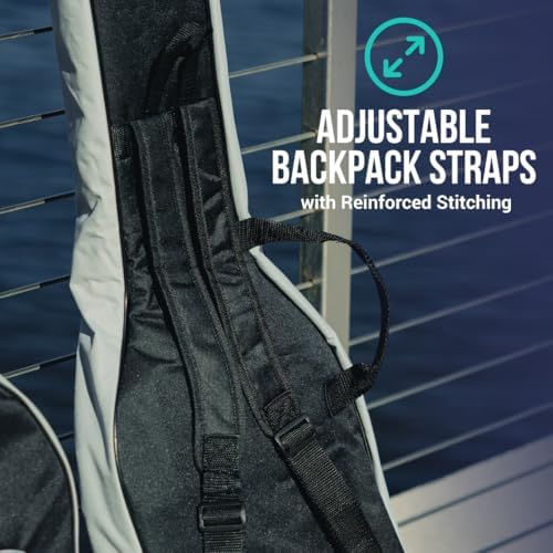 Wayfinder Standard Lightweight Electric Guitar Gig Bag (WF-GB-ELEC) | Travel Friendly with Adjustable Backpack Straps and Spacious Accessory Pocket