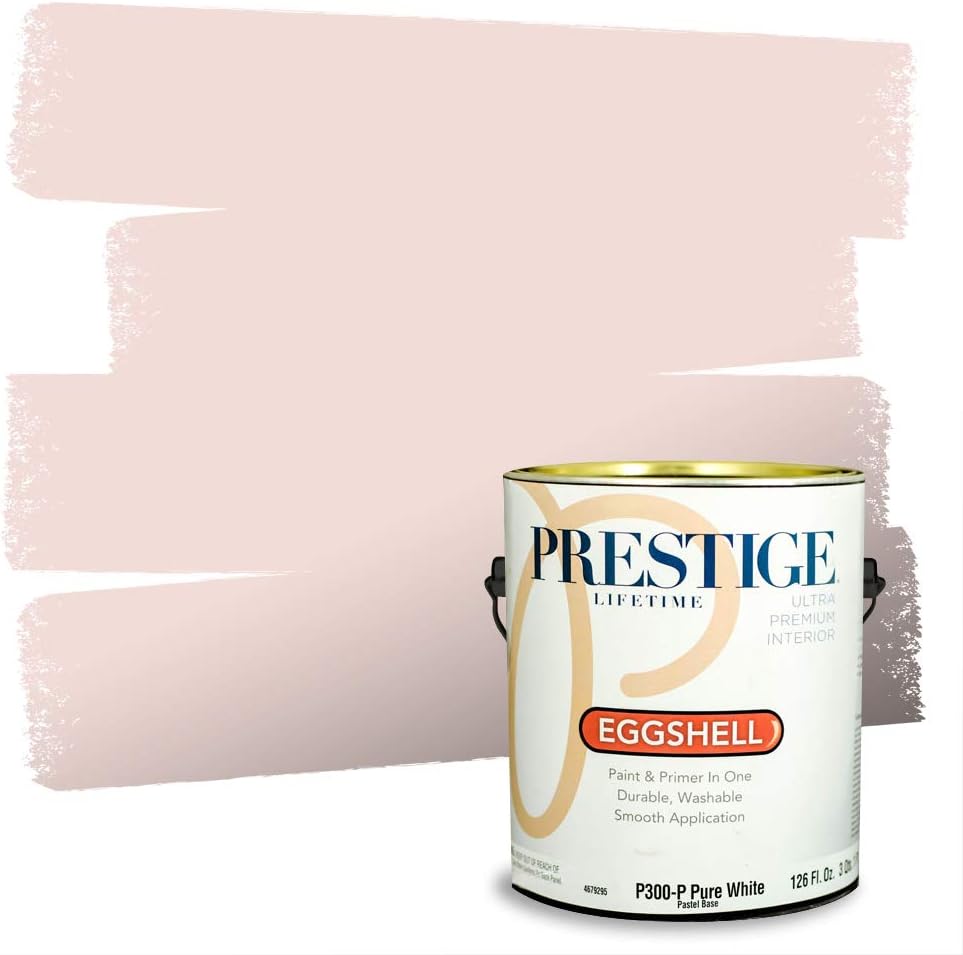 PRESTIGE Paints Exterior Paint and Primer In One, 1-Gallon, Satin, Comparable Match of Sherwin Williams* Grenadine*