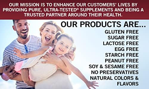 Kirkman's purest Calcium 200 mg - Hypoallergenic 120 Vegetarian Capsules | Gluten and Casein Free | Tested for More Than 950 Environmental