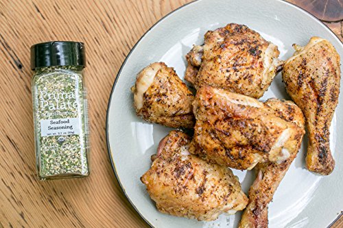 Primal Palate Organic Spices Seafood Seasoning, Certified Organic, 2.1 oz Bottle