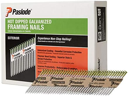 Paslode, Framing Nails, 650383, HDG 30 Degree Round Head, 2 3/8 inch x .113 Gauge 2,000 per Box