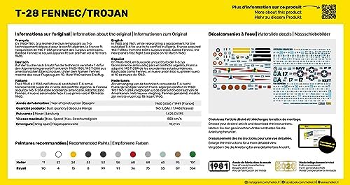 Heller 1: 72 - North American T-28 Fennec/Trojan Various