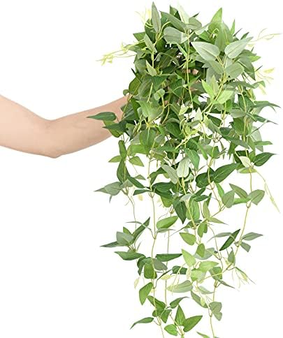 Ling's moment Artificial Clematis Cascading Greenery Garlands Vines