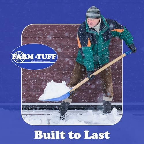 Farm-TUFF Heavy Duty Multi-Purpose Shovel - Snow, Barn, Grain