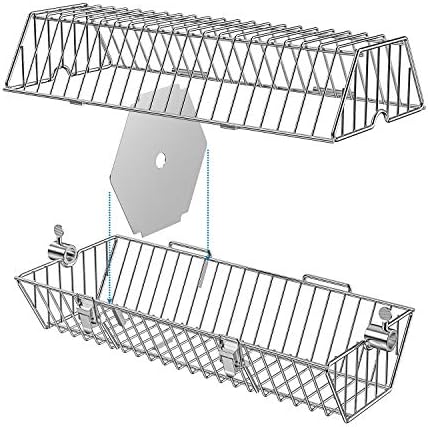 onlyfire Stainless Steel Round Tumble Rotisserie Basket, 17inch | Grill Cooking Accessory, For Most Gas and Charcoal Grills