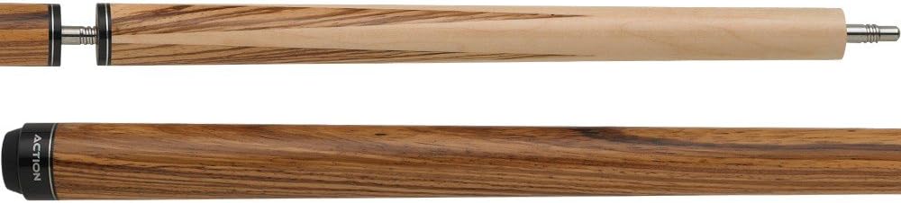 Action Cues - Zebra Sneaky Pete Jump Break Cue, includes case, 19oz