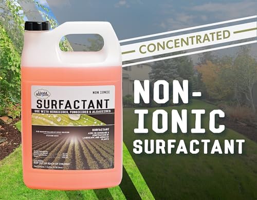 Liquid Harvest Concentrated Surfactant for Herbicides Non-Ionic Gallon (128oz), Increase Product Coverage, Increase Product Penetration