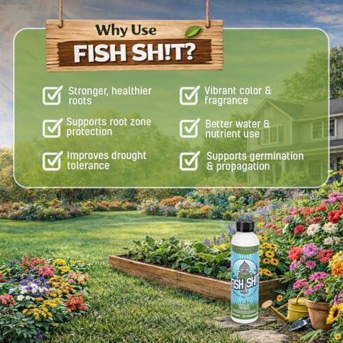 Fish Head Farms Organic Liquid Soil Conditioner, 250 ml, Living Biology for Indoor & Outdoor Plants, Root Growth, Nutrient Uptake & Water Efficiency