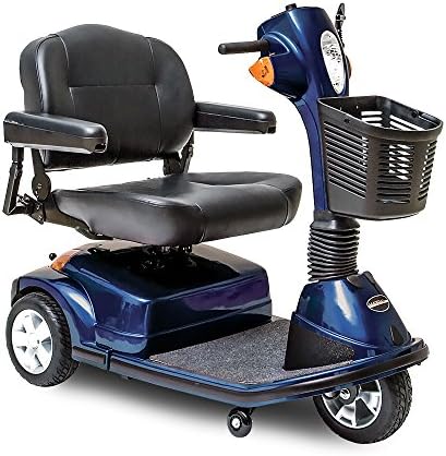 Pride Maxima 3-Wheel Mobility Scooter Red w/ power elevating seat
