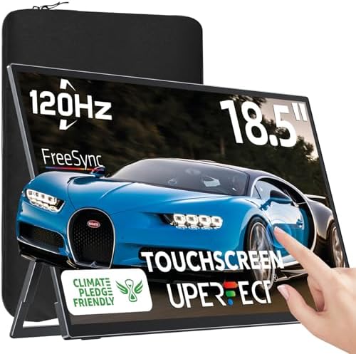 UPERFECT 18.5" 120Hz Portable Monitor, 125% sRGB Large Gaming Monitor