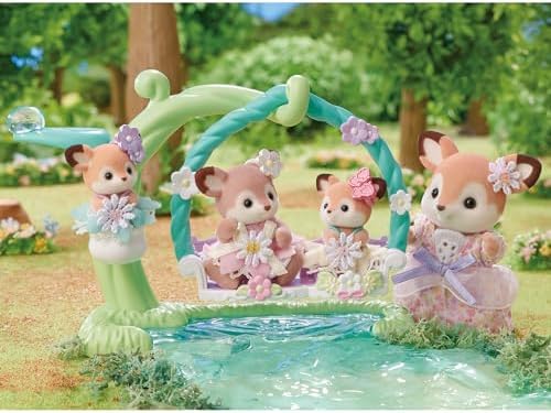 Sylvanian Families 5801 Bebè deer flower swing