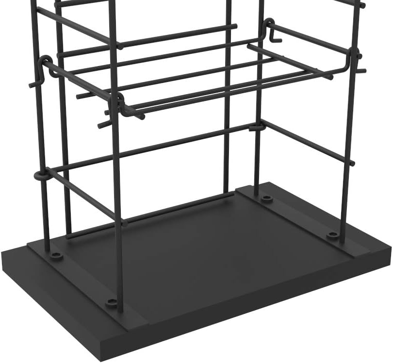 FixtureDisplays CD Tower Media Rack DVD Organizer Video Game Blu Ray Storage Holds 176 Single CDs 18469