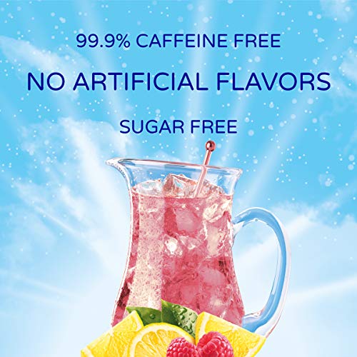 Crystal Light Raspberry Lemonade Drink Mix (16 Pitcher Packets, 4 Canisters of 4) (Packaging may vary)