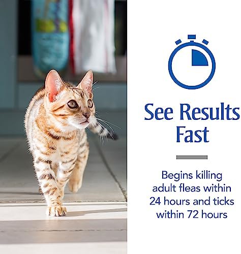 PetArmor for Cats, Flea & Tick Treatment for Cats (Over 1.5 Pounds), Includes 3 Month Supply of Topical Flea Treatments