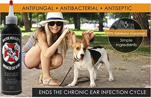 Doctor BEASLEY'S Advanced Ear Bomb is a Powerful 1 Step Cleaning Solution Treatment for Dog Ear Infections, Cleaner Replaces Drops, Vet Visits