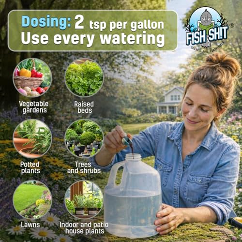 Fish Head Farms Organic Liquid Soil Conditioner, 500ml, Living Biology for Indoor & Outdoor Plants, Root Growth, Nutrient Uptake & Water Efficiency