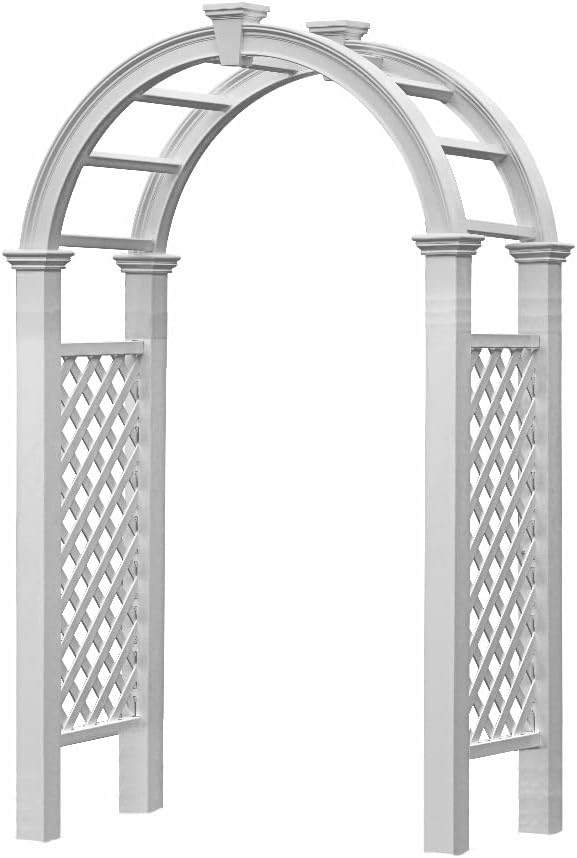 Nantucket Legacy 60"W x 94"H Vinyl Arbor