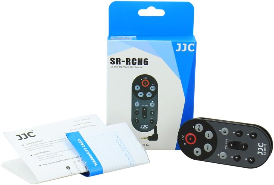Wired Remote Control Replaces for Zoom RC4 for Zoom H4n H4nPro H4nSP for RODE NT5 Portable Handy Remote Control with 78.7"/200cm Cable to Capture Volume,Record Level,Input Source&Transport Functions