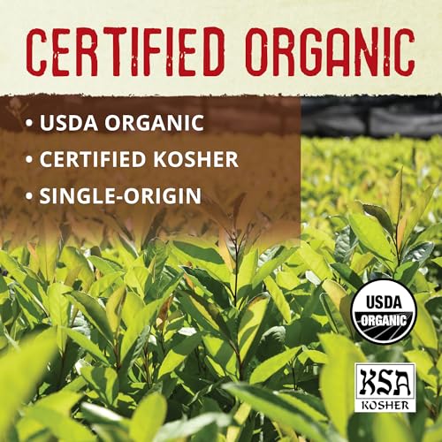 ECOTEAS Organic Yerba Mate Loose Tea Traditional Cut 5 lb Bulk Value Bag | 5 lb bulk traditional cut with stems and powder