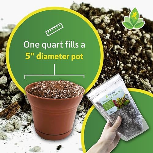 Josh's Frogs Carnivorous Plant Soil, 1 Quart | Venus Fly Traps/Pitchers/Sundews