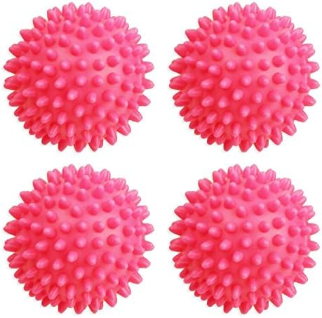 Dryer Balls 8 Pack Pink- Reusable Dryer Balls Replace Laundry Drying Fabric Softener and Saves You Money