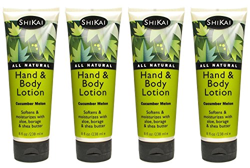 ShiKai Gardenia Hand & Body Lotion (8oz, Pack of 3) | Daily Moisturizing Skincare for Dry and Cracked Hands | With Aloe Vera & Vitamin E