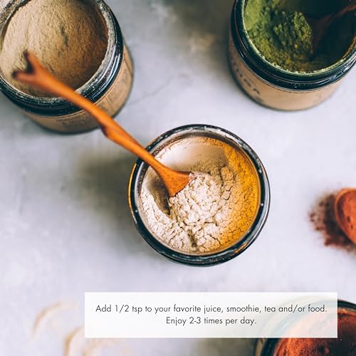 Anima Mundi Ashwagandha Powder - Organic Ashwagandha Root Powder Sourced from India - Commonly Known as Indian Ginseng Root Powder - Calming Herbal