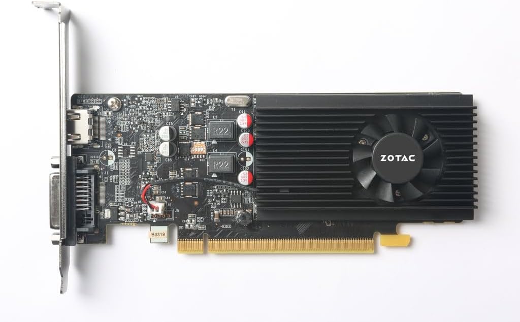 ZOTAC GeForce GT 1030 2GB GDDR5 64-bit PCIe 3.0 DirectX 12 HDCP Ready Low Profile Video Card ZT-P10300A-10L