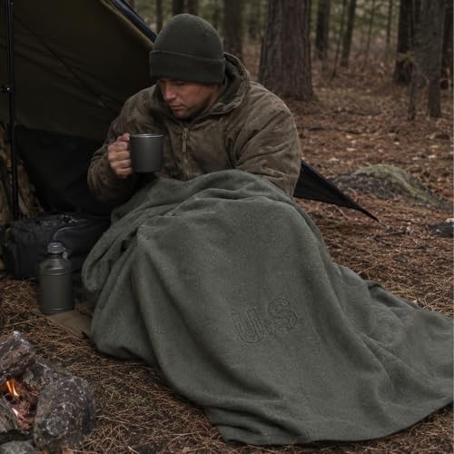 9023 U.S. Style Wool 3-Pound Military Blanket