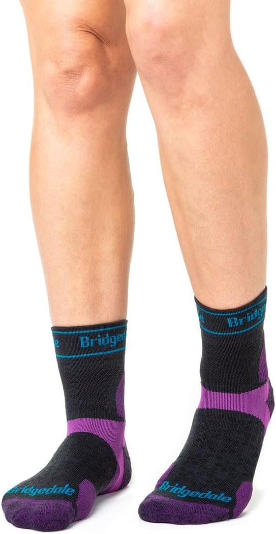 Bridgedale womens Trail Run Ultralight T2 Merino Performance ¾ Crew