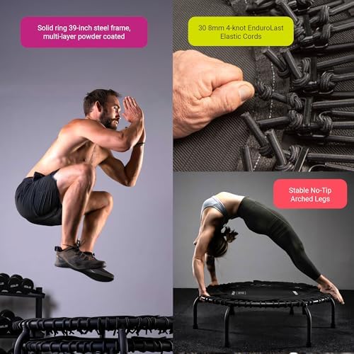 JumpSport 39” PRO Fitness Trampoline for Adults