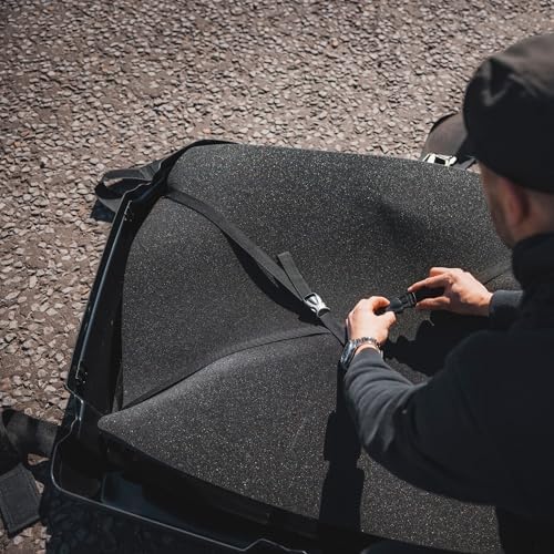 B&W International Bike Box 2.0 Hard Shell Case - Removable Lid for Easy Packing - ABS Shell and Aluminum Frame - Road, Triathlon