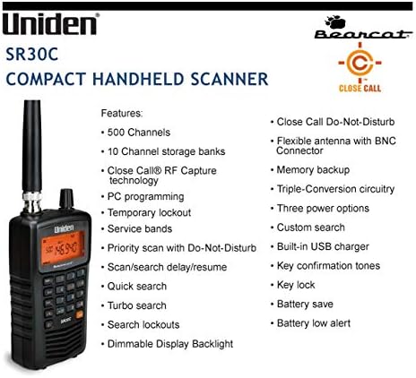 Uniden Bearcat Scanners and Alarm Clock Bundle