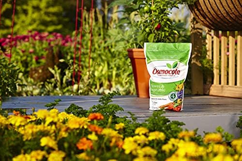 Osmocote Smart-Release Plant Food Flower & Vegetable, Plant Fertilizer, 8 lbs. (4-Pack)