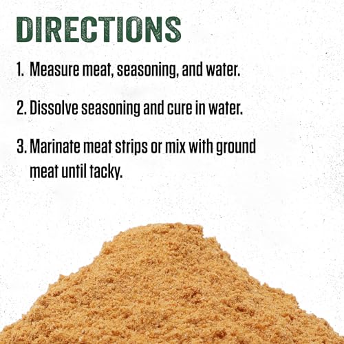 LEM Products Backwoods Mesquite Jerky Seasoning, Ideal for Wild Game and Domestic Meat, Seasons Up to 25 Pounds of Meat
