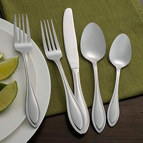 Pfaltzgraff Beckham 20-Piece Stainless Steel Flatware Set, Service for 4