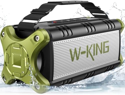 Portable Speakers Bluetooth Wireless, 90W Max Loud Outdoor Speaker with Deep Bass, IPX6 Waterproof, Floatable, Custom EQ, 40H, Dual Pairing