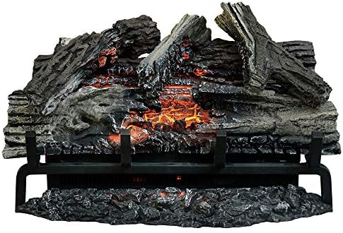 Napoleon Woodland 27 - NEFI27H - Electric Log Set, Electric Fireplace, 27-in, Hand Painted Realistic Logs, High Intensity LED Lights, Realistic Fire, Glowing Logs, Fireplace Insert, Remote Included