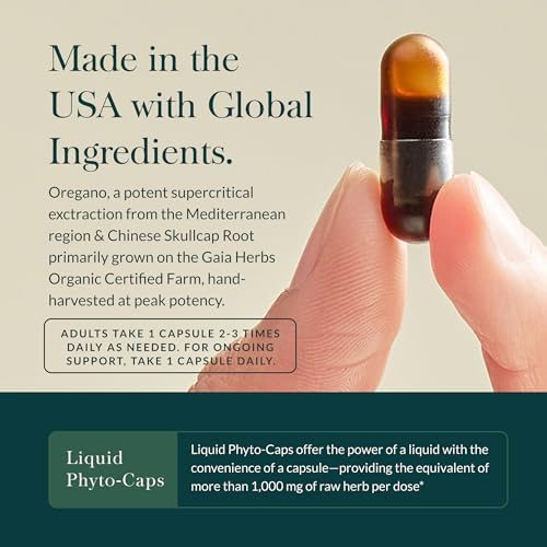 Gaia Herbs Sinus & Lung Supreme - Lung Support Supplement with Herbs Traditionally Used to Support Respiratory & Sinus Health* - Vegan