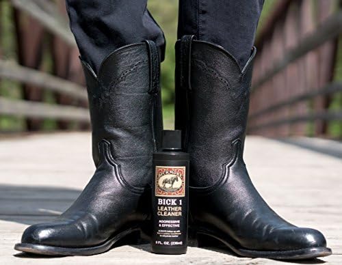 Bickmore Bick 1 Leather Cleaner 8 oz | Cleans dirt, oil, sweat, salt and water stains from all colored, white and black leather.