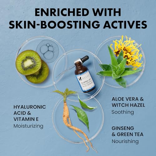 Eclat Skincare Vitamin C Serum - Skin Care for Dark Spots, Vitamin C Serum for Face with Hyaluronic Acid, Ferulic Acid, & Vit E - Anti Aging and Skin Brightening Vit C Formula for Face Care 1 Fl Oz