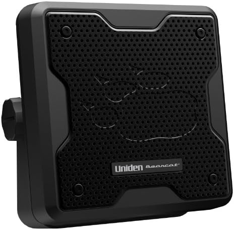 Uniden (BC20) Bearcat 20-Watt External Communications Speaker. Durable Rugged Design, Perfect for Amplifying Uniden Scanners, CB Radios, and Other Communications Receivers ,Black