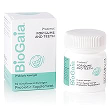 Progentis for Gums and Teeth; 30 mint flavored probiotic lozenges