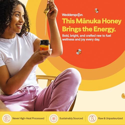 Wedderspoon Raw Manuka Honey 150+ MGO, 8.8 Oz