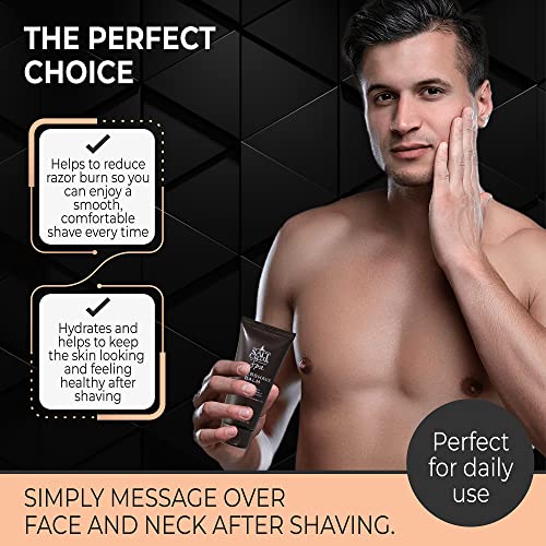 Salt Cellar Dead Sea Aftershave Balm – All-Natural Men’s After Shave with Botanical Extracts. Soothes Razor Burn, Hydrates Skin, and Absorbs Fast. Paraben-free. (Pack of 1, Dead Sea Minerals)