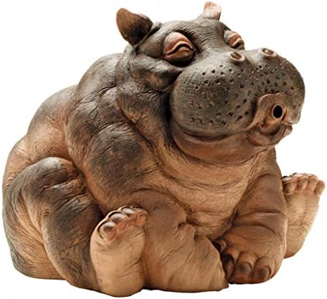 Design Toscano Hanna, the Hippo Spitter Piped Statue