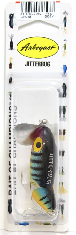 Arbogast Jitterbug Topwater Bass Fishing Lure - Excellent for Night Fishing