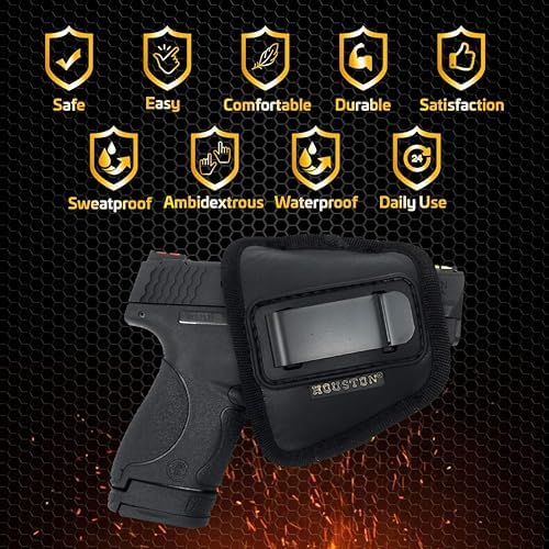 Houston Gun Holsters IWB/OWB Holster for .380 Pistols