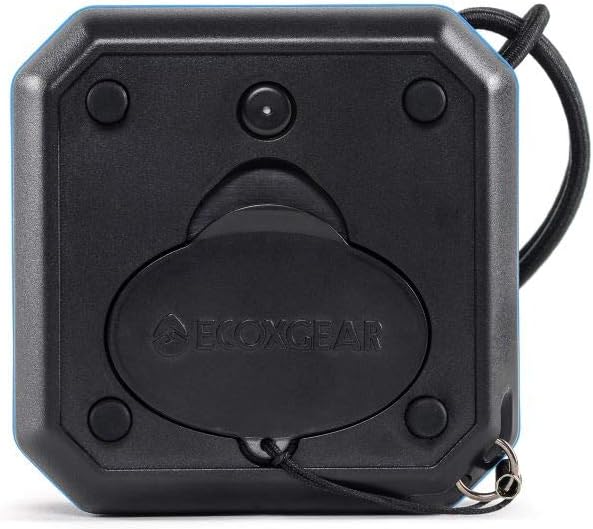 ECOXGEAR EcoPebble Lite GDI-EXPLT502 Rugged Waterproof Floating Portable Bluetooth Wireless 5-Watt Mini Smart Speaker (Blue)