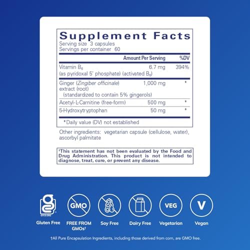 Pure Encapsulations MotilPro | Hypoallergenic Dietary Supplement to Promote Healthy Gut Motility* | 180 Capsules | Hypoallergenic Dietary Supplement